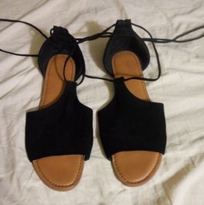 Tie up gladiator sandal